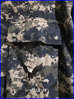 Vintage Jacket Flying Cross Exclusively US Naval Academy Uniform Camouflage
