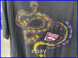 Vintage Marlboro Shirt Mens XL Black 90s Snake Pass Adventure Team Pocket USA