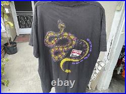 Vintage Marlboro Shirt Mens XL Black 90s Snake Pass Adventure Team Pocket USA