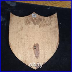 Vintage Navy Cast Metal Wood Plaque Wall Hang US Atlantic Fleet Service Force 8
