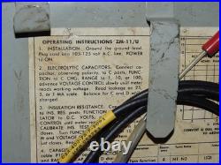 Vintage Navy Department ZM-11B Bridge, Capacitance, Inductance- Resistance
