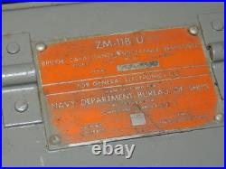 Vintage Navy Department ZM-11B Bridge, Capacitance, Inductance- Resistance