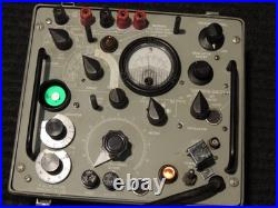 Vintage Navy Department ZM-11B Bridge, Capacitance, Inductance- Resistance