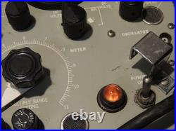 Vintage Navy Department ZM-11B Bridge, Capacitance, Inductance- Resistance