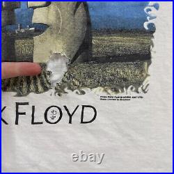 Vintage Pink Floyd Shirt Mens Large White 90s 1994 North American Tour Brockum