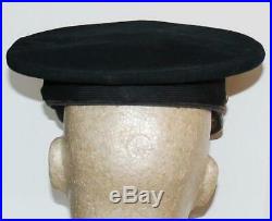 Vintage Pre Ww II Us Navy Usn Captain Senior Officer's Winter Wool Hat Named