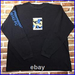 Vintage Rare PNB Nation Shirt Long Sleeve Blue Size Large Grassroots Camo