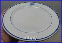 Vintage Rear Admiral's Mess United States Navy 9 Inch Dinner Plate Two Stars dx