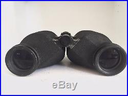 Vintage SARD Binoculars with Leather case 6X42 Wide Field Square D Navy mark 43