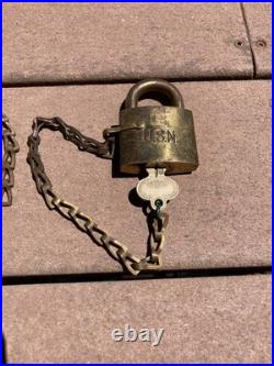 Vintage Segal Lock USN United States Navy Padlock Military Lock Set of 3