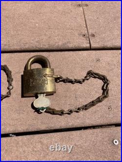 Vintage Segal Lock USN United States Navy Padlock Military Lock Set of 3