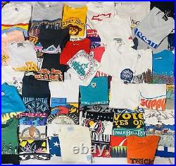 Vintage Shirt Bundle Lot of 143! 80s 90s Y2K Assorted Sizes and Brands! READ