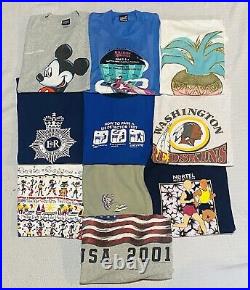 Vintage Shirt Bundle Lot of 143! 80s 90s Y2K Assorted Sizes and Brands! READ