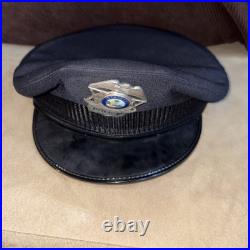 Vintage State Of Florida Police Officer's Hat. Navy Blue