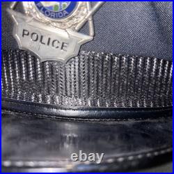 Vintage State Of Florida Police Officer's Hat. Navy Blue