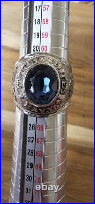Vintage Sterling Silver USN Navy Pride Ring 1950's Korean War? Size 10