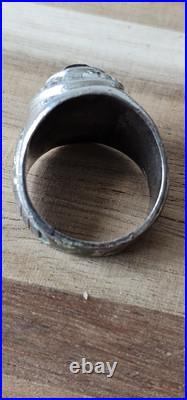 Vintage Sterling Silver USN Navy Pride Ring 1950's Korean War? Size 10