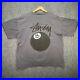 Vintage-Stussy-Shirt-Mens-2XL-Gray-90s-Skate-RARE-8-Ball-Eight-Ball-Spellout-01-qplx