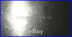 Vintage U. S. Navy Chelsea Clock Co. Boston Ser. No. 9242e No Key