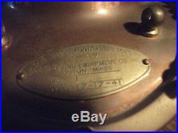 Vintage U. S Navy Diving Divers Helmet Mark V Brass and Copper Finish 1941