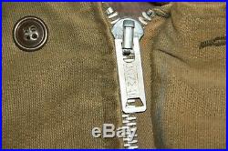 Vintage U. S. Navy N-1 Style Cold Weather Deck Jacket, Large Size