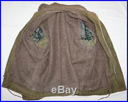 Vintage U. S. Navy N-1 Style Cold Weather Deck Jacket, Large Size