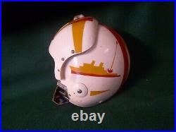 Vintage U. S. Navy Pilot Flight Helmet, Size Medium