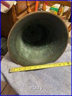 Vintage U. S. Navy U. S. N. Ship's Bell 11 3/8 and 28 Pounds