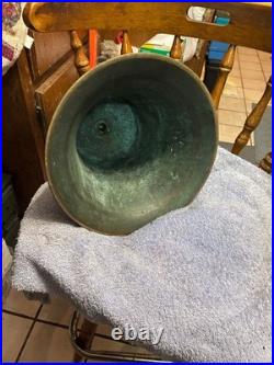 Vintage U. S. Navy U. S. N. Ship's Bell 11 3/8 and 28 Pounds
