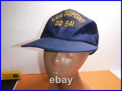 Vintage U. S. S. Du Pont DD941 Cap/Hat United States Navy off the U. S. S. DUPONT
