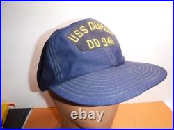 Vintage U. S. S. Du Pont DD941 Cap/Hat United States Navy off the U. S. S. DUPONT