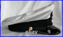 Vintage US American Master Chief Petty Officer of the Navy MCPON Visor Hat Cap