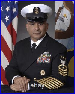 Vintage US American Master Chief Petty Officer of the Navy MCPON Visor Hat Cap