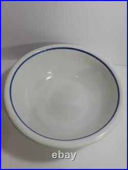 Vintage US NAVY CAPTAINS Mess Bowl 4 Star Flag Pennant TEPCO China USA 9.5 In