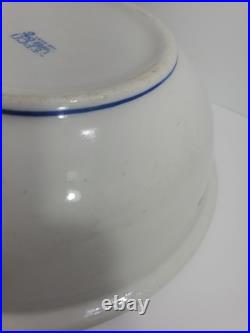 Vintage US NAVY CAPTAINS Mess Bowl 4 Star Flag Pennant TEPCO China USA 9.5 In