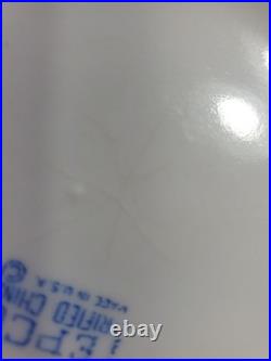 Vintage US NAVY CAPTAINS Mess Bowl 4 Star Flag Pennant TEPCO China USA 9.5 In