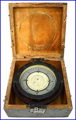 Vintage US NAVY MARK II 6-3/4 CARD COMPASS by LIONEL CORP Nautical WWII c. 1942