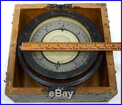 Vintage US NAVY MARK II 6-3/4 CARD COMPASS by LIONEL CORP Nautical WWII c. 1942