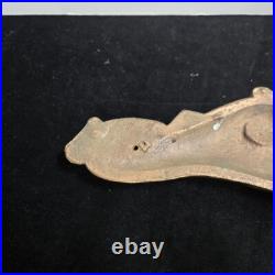 Vintage US NAVY MILITARY SUBMARINE DOLPHIN WALL PLAQUE 14.75 wide x 4 high