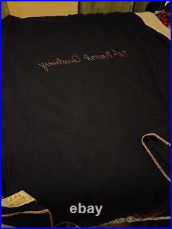 Vintage US Naval Academy Wool Blue w gold trim Chatham Blanket 69 x 82