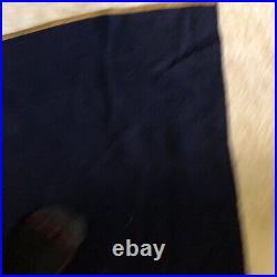 Vintage US Naval Academy Wool Blue with gold trim Chatham Blanket 69 by 82