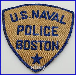 Vintage US Naval Police Boston Patch
