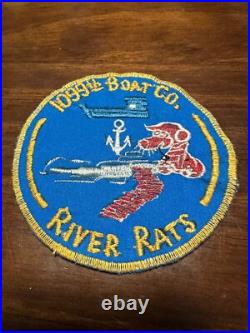 Vintage US Navy 1099th Boat Company Patch River Rats
