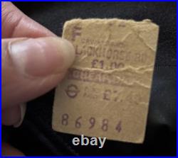 Vintage US Navy Bridge Wool overcoat black Military Jacket 42R w history