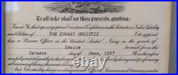 Vintage US Navy Document Grouping 1957-1967 Shellback Commission Discharge