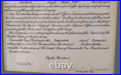 Vintage US Navy Document Grouping 1957-1967 Shellback Commission Discharge