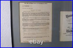 Vintage US Navy Document Grouping 1957-1967 Shellback Commission Discharge