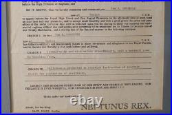Vintage US Navy Document Grouping 1957-1967 Shellback Commission Discharge