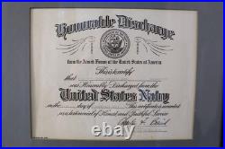 Vintage US Navy Document Grouping 1957-1967 Shellback Commission Discharge Vintage US Navy Document Grouping 1957-1967 Shellback Commission Discharge