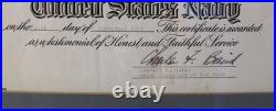 Vintage US Navy Document Grouping 1957-1967 Shellback Commission Discharge